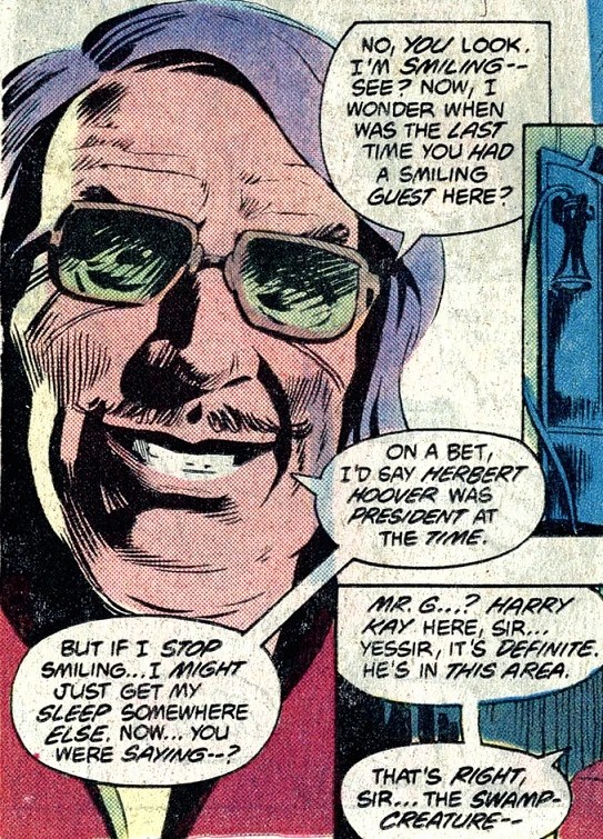 Harry Kay, the most interesting character in The Saga of the Swamp Thing #1-19.